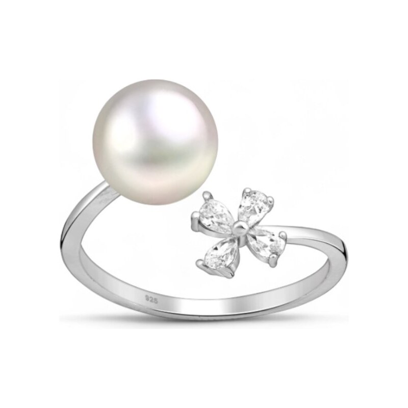 Strieborný prsteň Perla Fiore 65452989