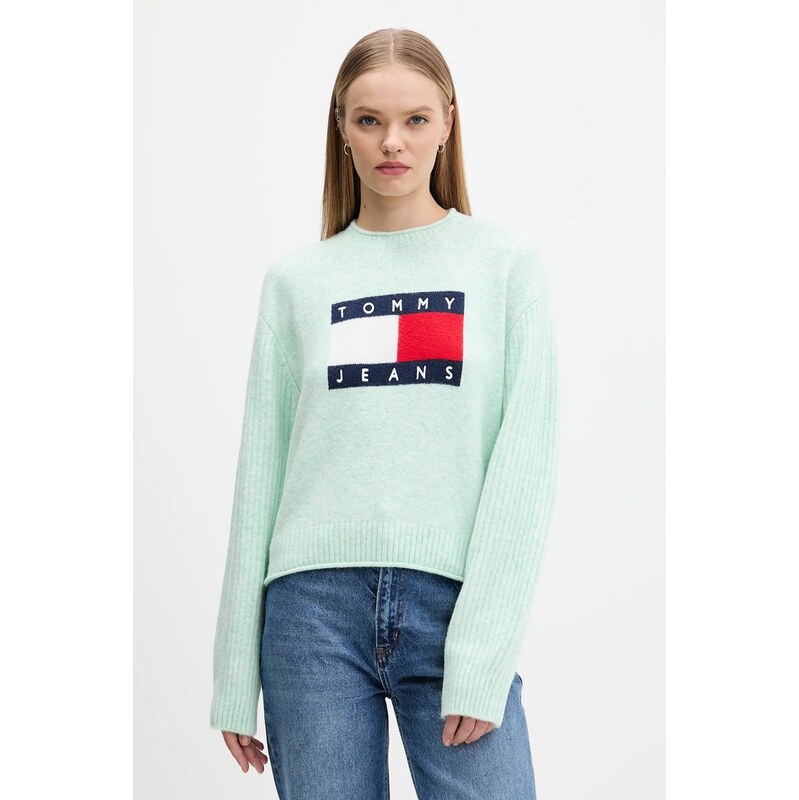 Sveter s prímesou vlny Tommy Jeans 65453978