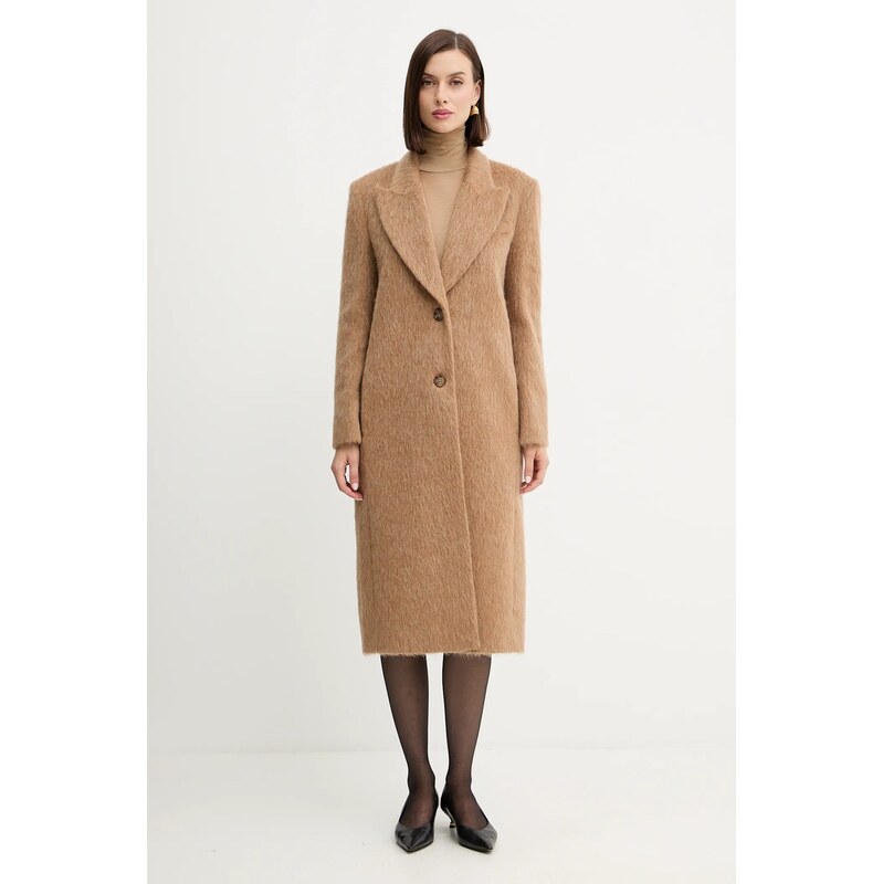 Kabát s prímesou vlny Twinset 65468075