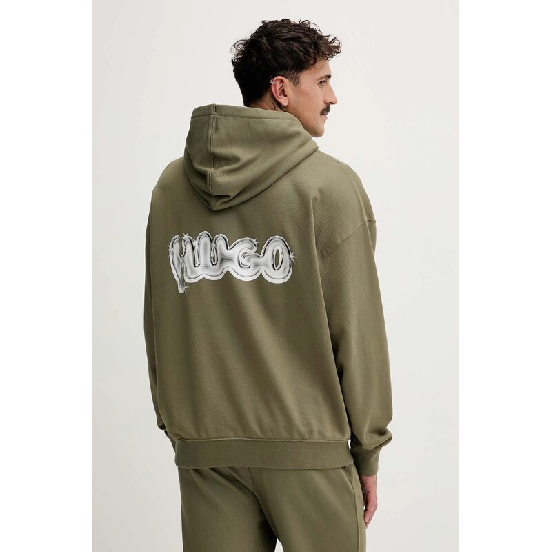 Bavlnená mikina Hugo Blue Nyrohood 65454173