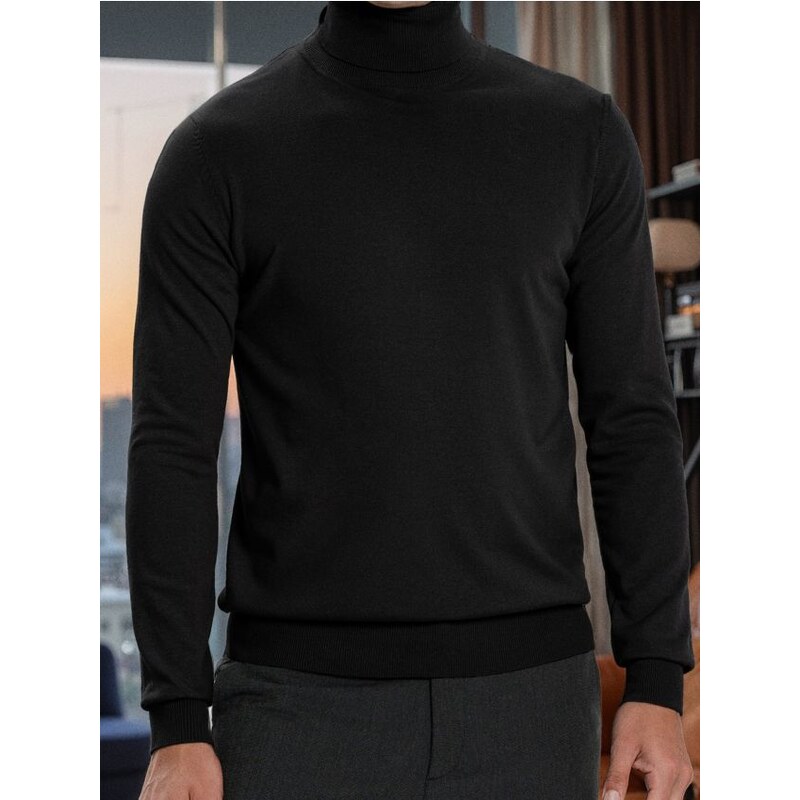 Sinsay - Klasický rolák - čierna 65755828