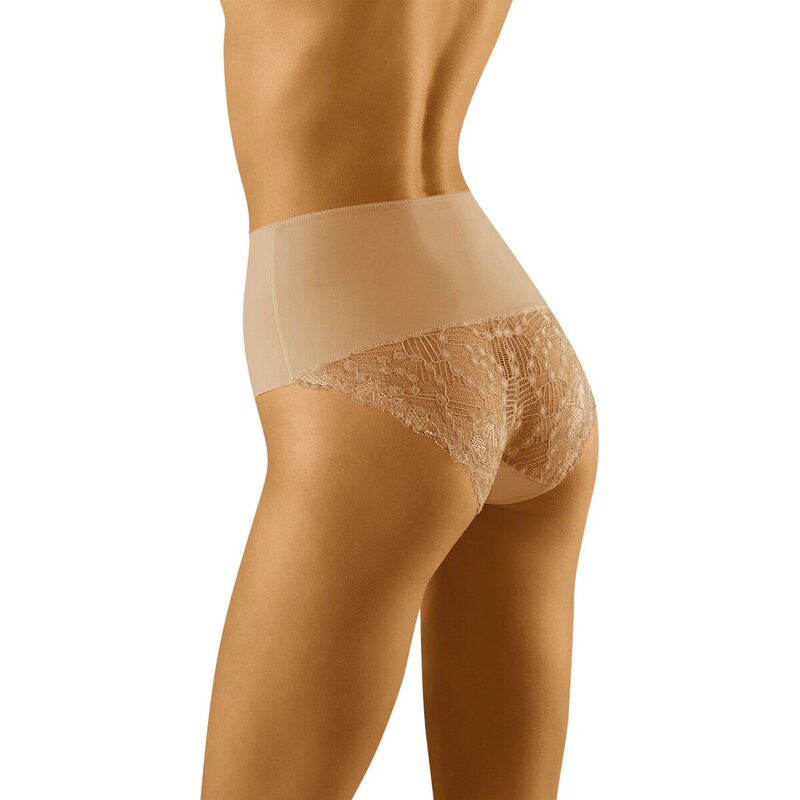 Wol-Bar Sťahovacie nohavičky s čipkou Promessa béžové, Farba béžová 23161646