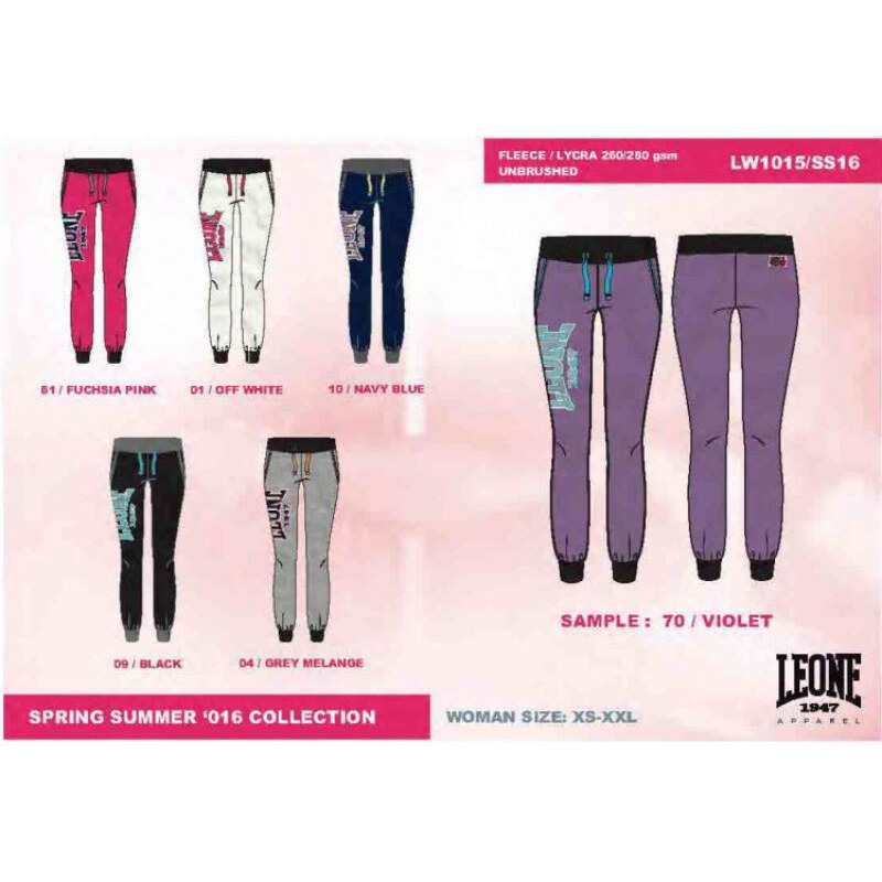 Dámske dlhé nohavice LEONE LW1015/S16 sivé M 65555832