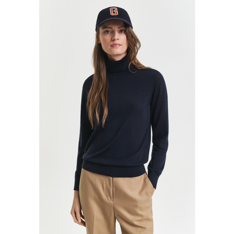 ROLÁK GANT FINE MERINO TURTLENECK EVENING BLUE 64980743