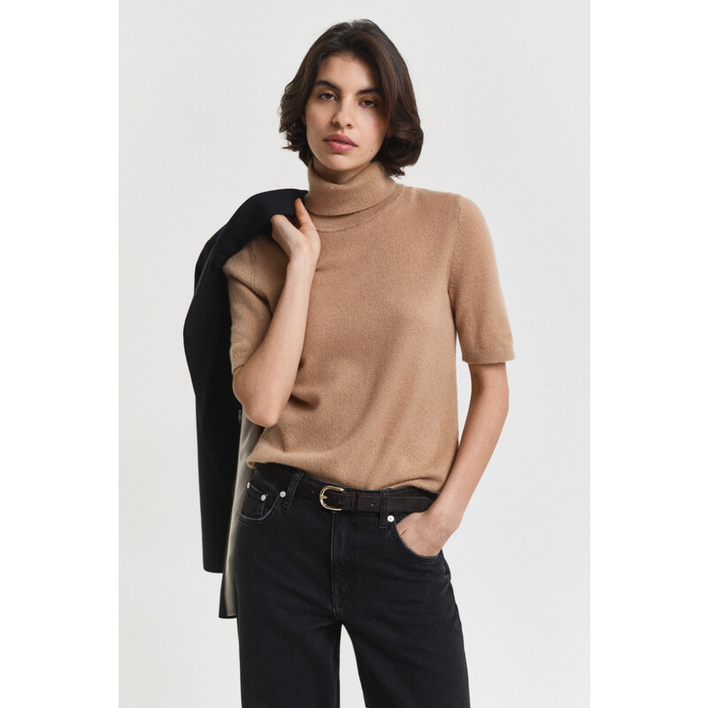 ROLÁK GANT CASHMERE SS TURTLENECK WARM KHAKI 65300313