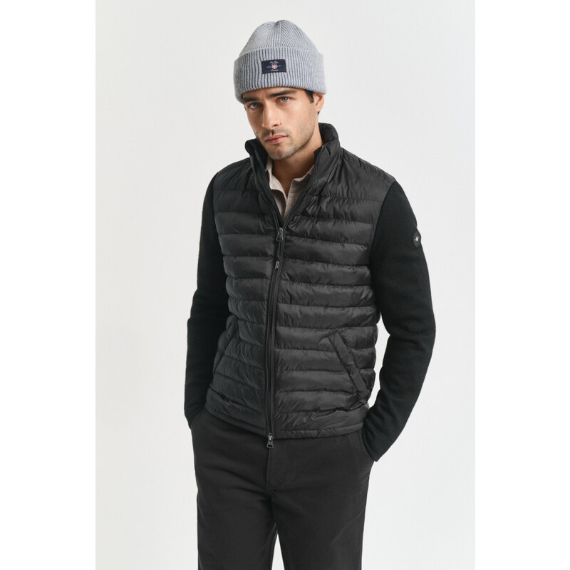 BUNDA GANT MIXED MEDIA JACKET BLACK 65451037