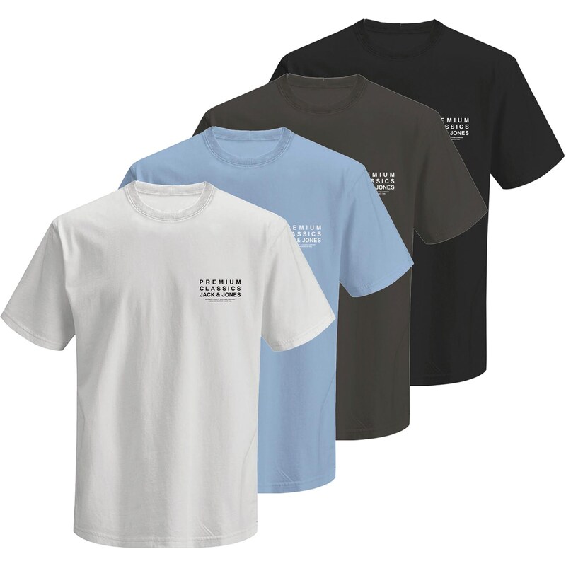 Jack & Jones Premium Tričko JPRBLATAILOR svetlomodrá / antracitová / 65880010