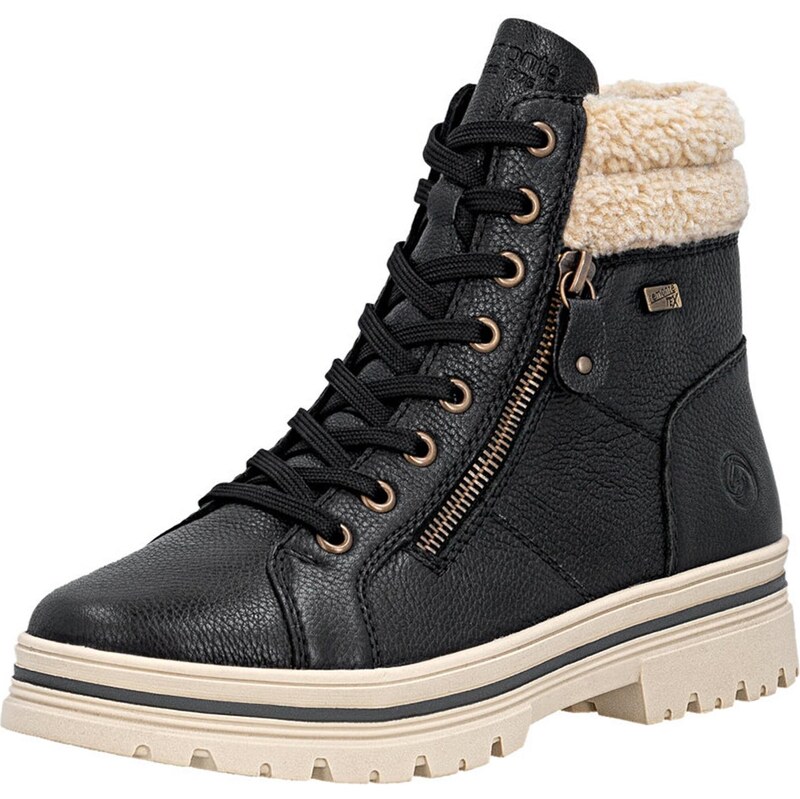 REMONTE Šnurovacie členkové čižmy čierna 65884716