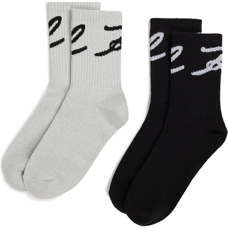 Karl Lagerfeld Ponožky čierna / biela 65731320