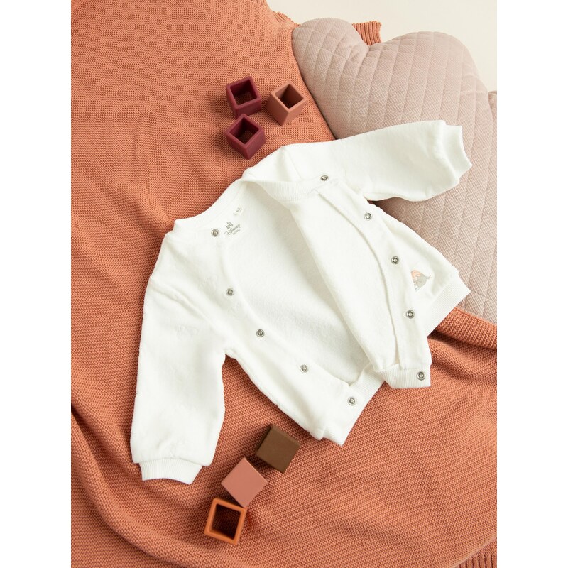 Cool Club Tepláková bunda biela 65892539