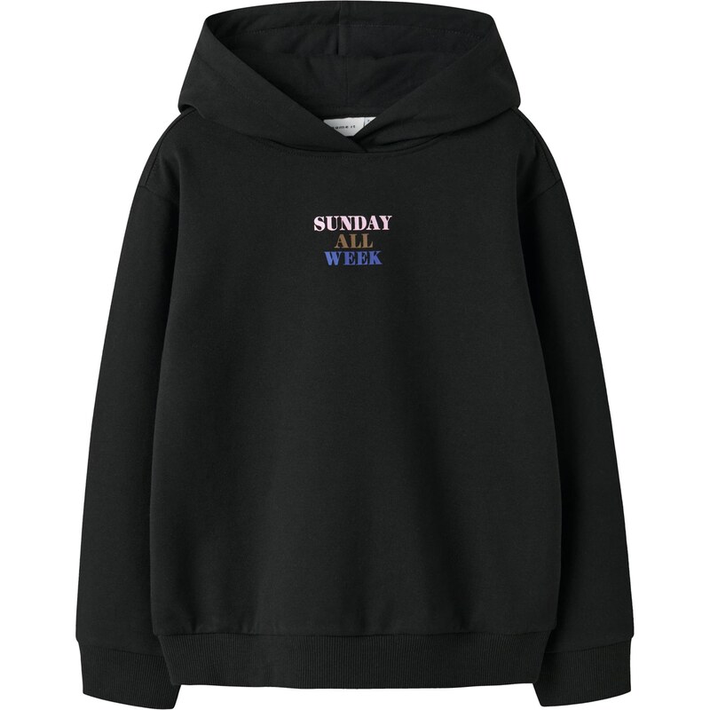 NAME IT Mikina NKFOFINA modrá / hnedá / ružová / čierna 65457362