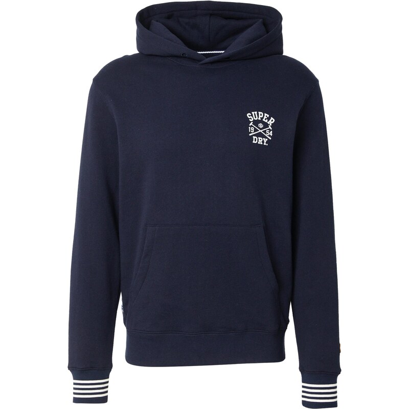 Superdry & Co Mikina Athletic Club námornícka modrá / biela 65457157