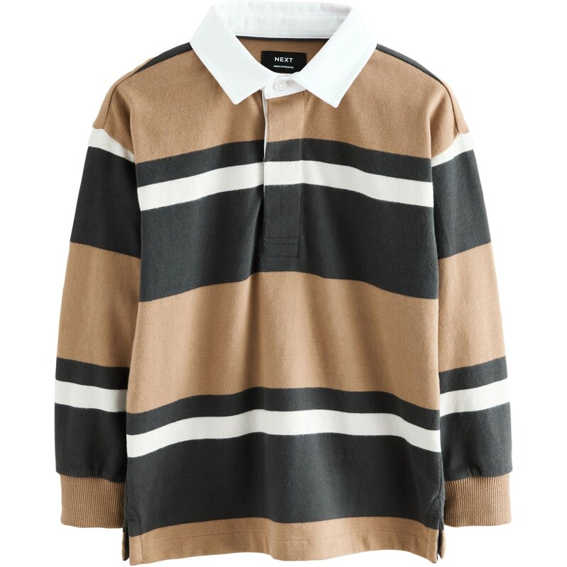 Next Tričko kapučíno / čierna / biela 65884841