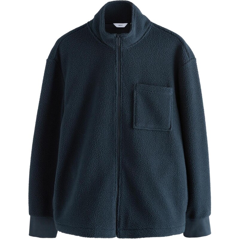 Next Flisová bunda námornícka modrá 65885857