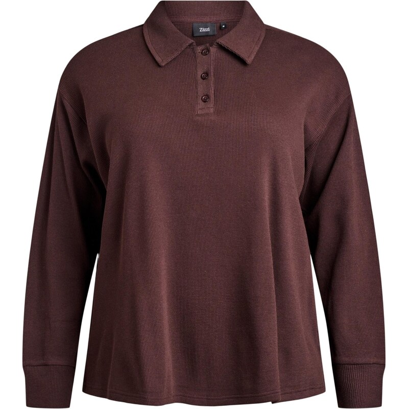 Zizzi Tričko Mronja hnedá 65694955