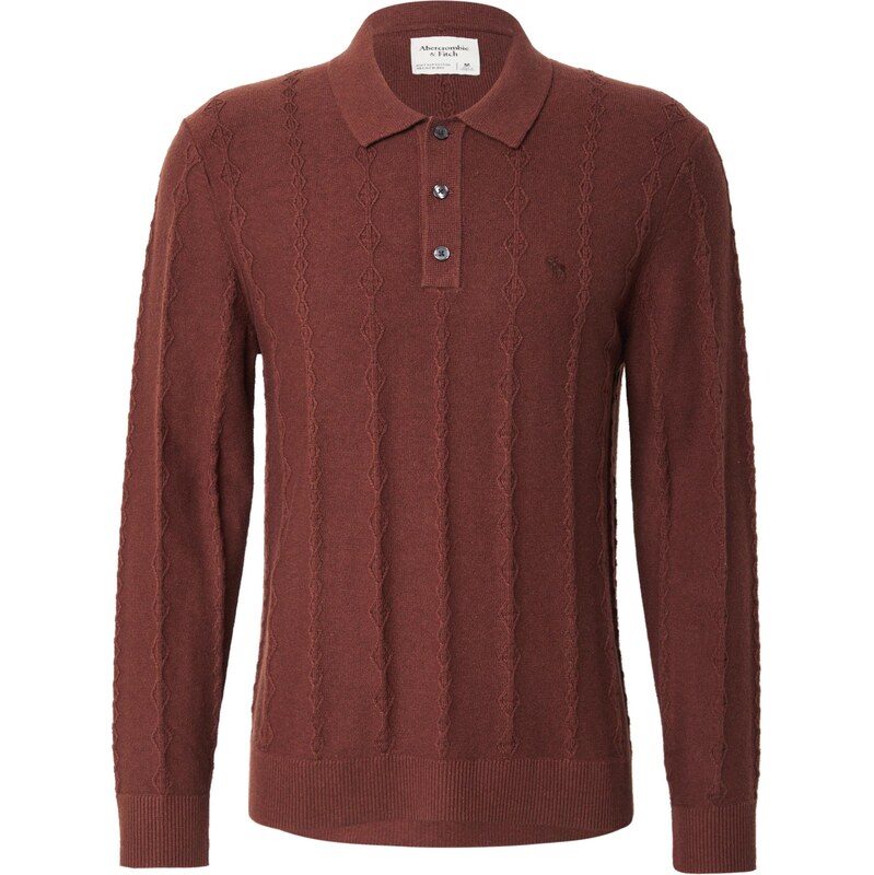 Abercrombie & Fitch Sveter hrdzavohnedá 65664964