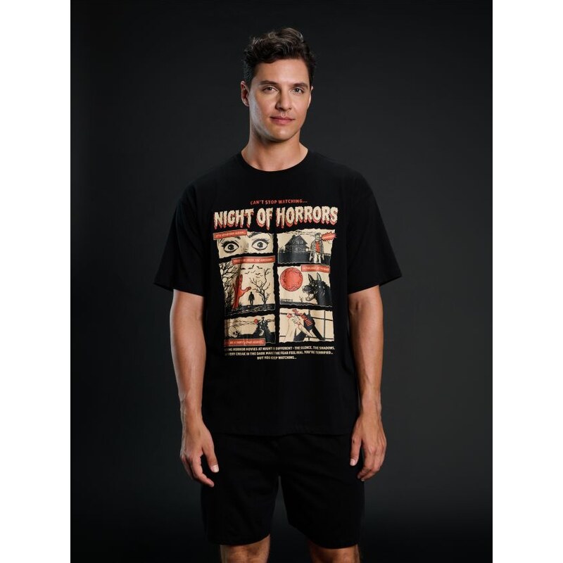 Sinsay - Bavlnená dvojdielna pyžama s potlačou - viacfarebná 65752159