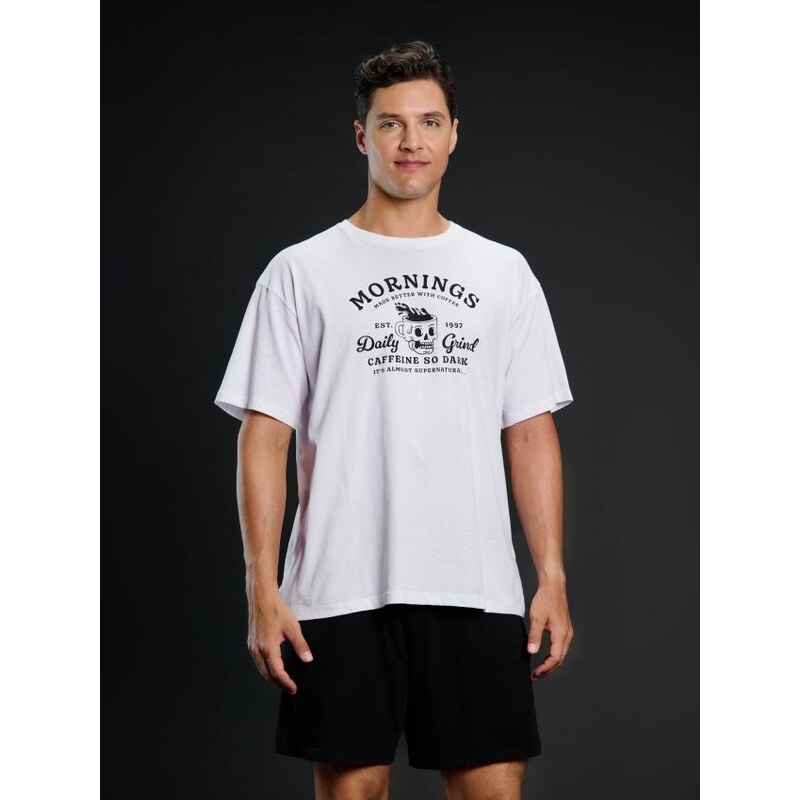 Sinsay - Bavlnená dvojdielna pyžama s potlačou - viacfarebná 65752190