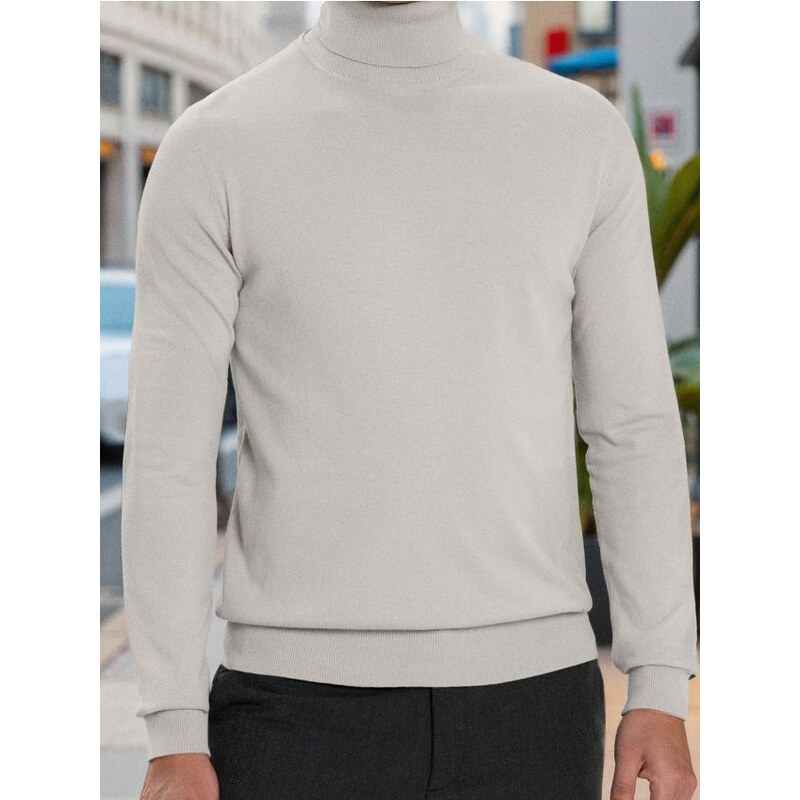 Sinsay - Klasický rolák - béžová 65755821