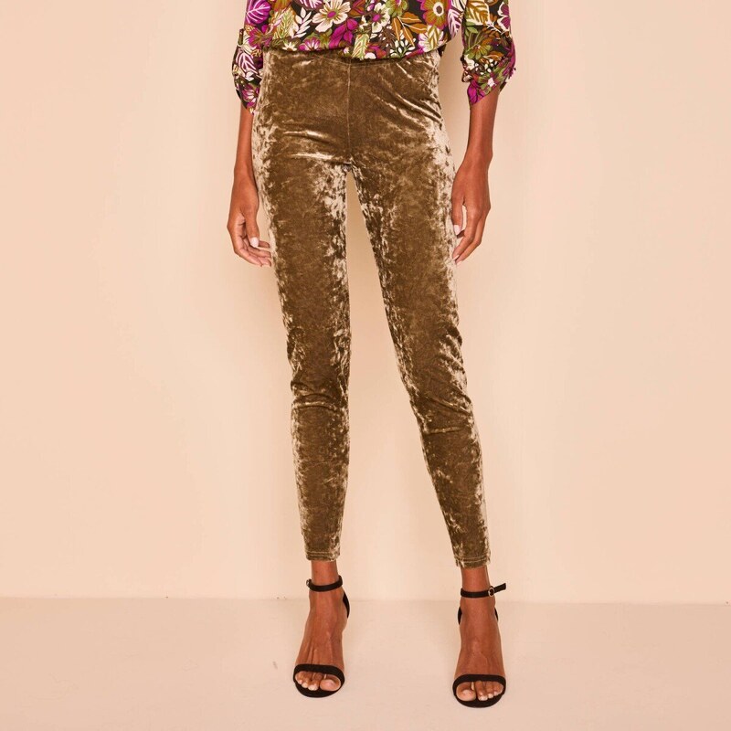 Velúrové legíny bronzová 036 Blancheporte 58166469