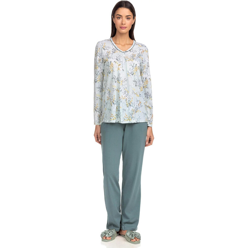 Vamp - Klasické dámske pyžamo Tina 15023 - Vamp gray fairy s 35635902