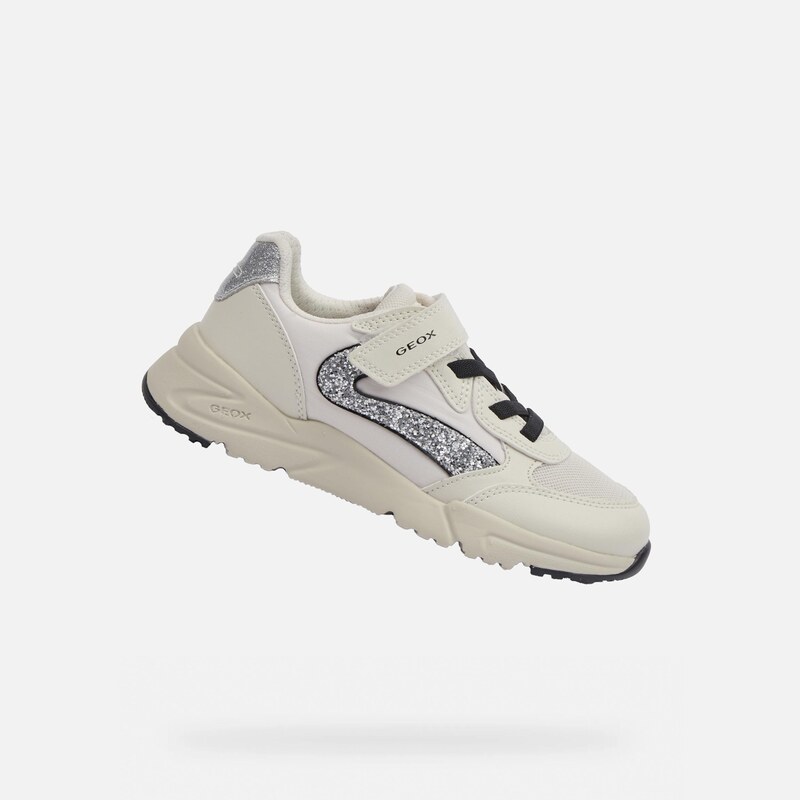 White Girls Sneakers Geox Loftus - Girls 65459059