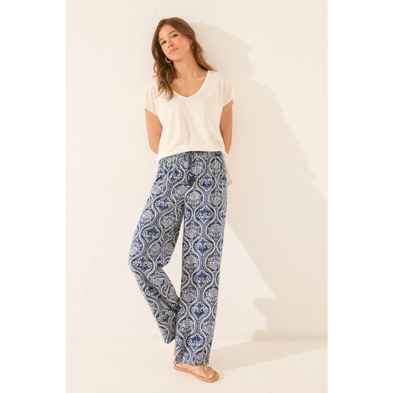 womensecret Dlhé vzorované nohavice 65459396