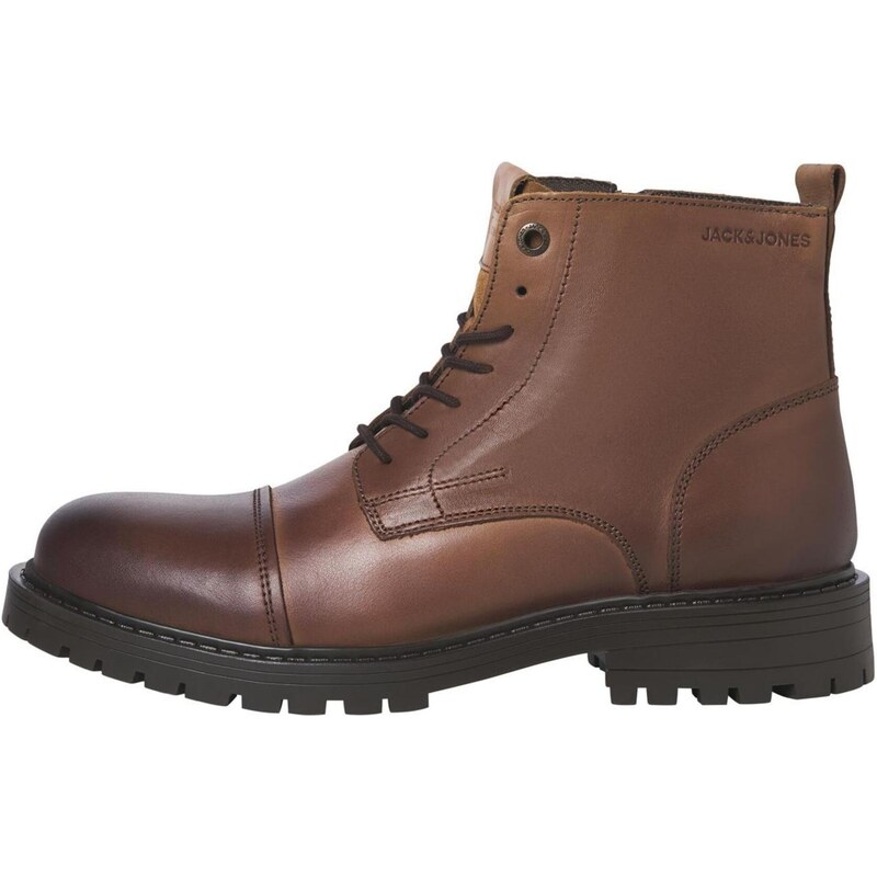 JACK & JONES Šnurovacie čižmy JFWTremor koňaková 57017912