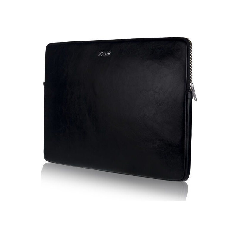 SOLIER Kožené čierne púzdro na notebook 13 SA23 13CALI BLACK 10991366