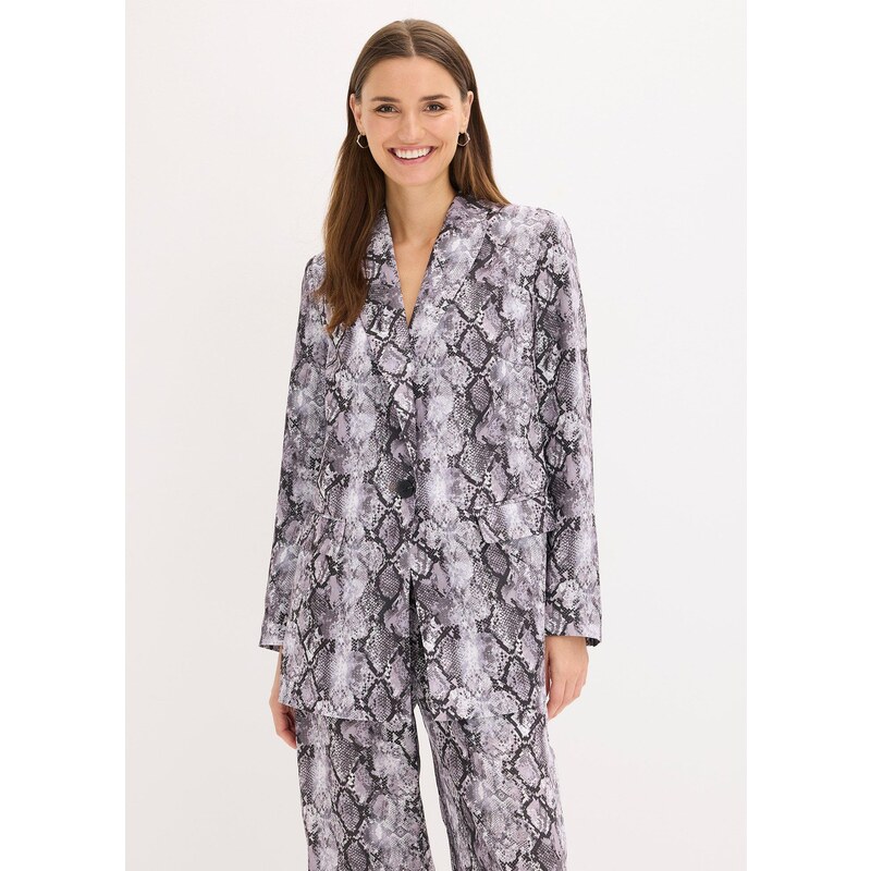 bonprix Dlhý blejzer, farba šedá 65802952