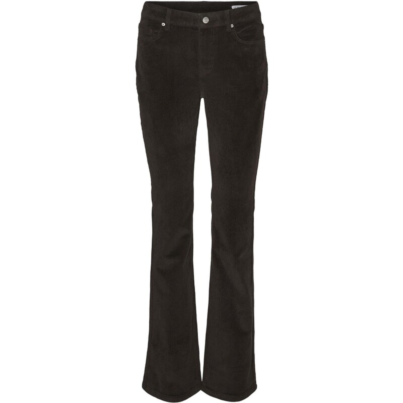 VERO MODA Nohavice VMFLASH tmavohnedá 65874254
