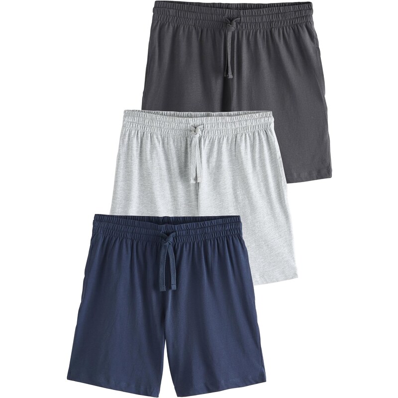 Next Pyžamové nohavice námornícka modrá / tmavosivá / sivá melírovaná 65650393