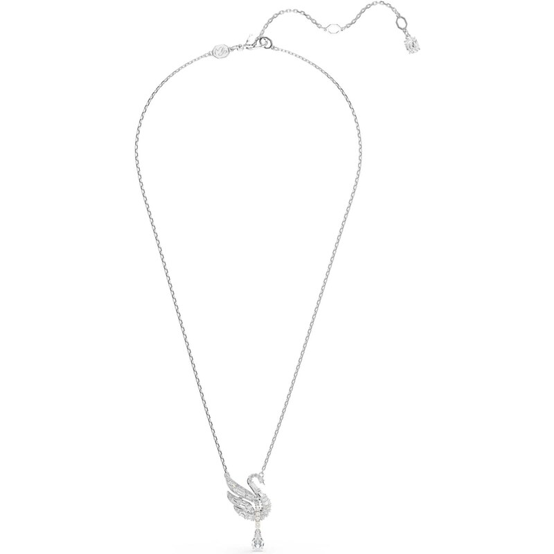 Swarovski Retiazka Swan strieborná / priehľadná 65460772