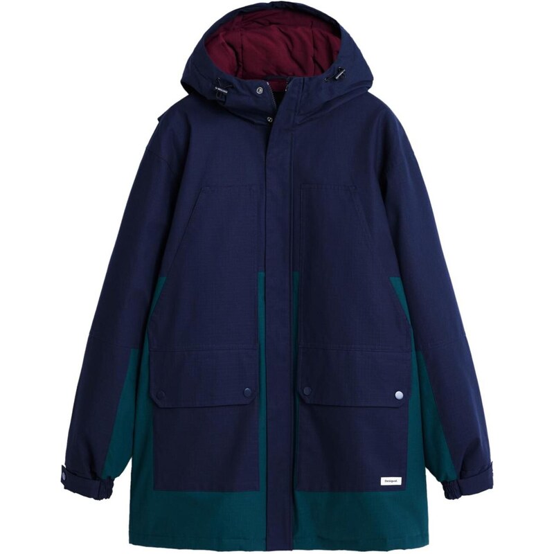 Desigual Zimná bunda tmavomodrá / tmavozelená 65731469