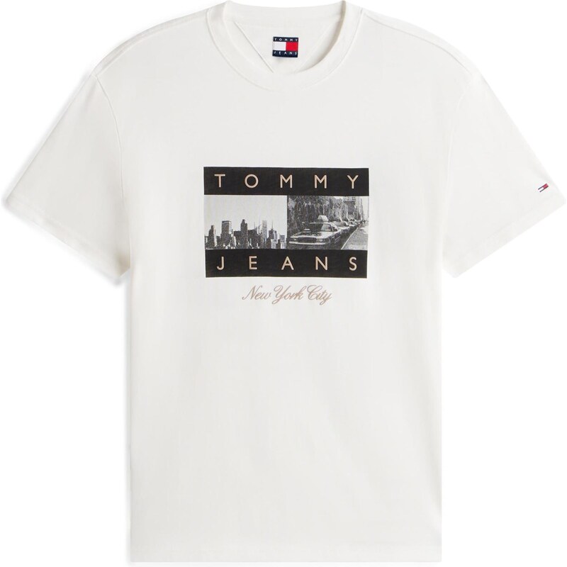 Tommy Jeans Tričko nebielená / tmavosivá / čierna 65665038