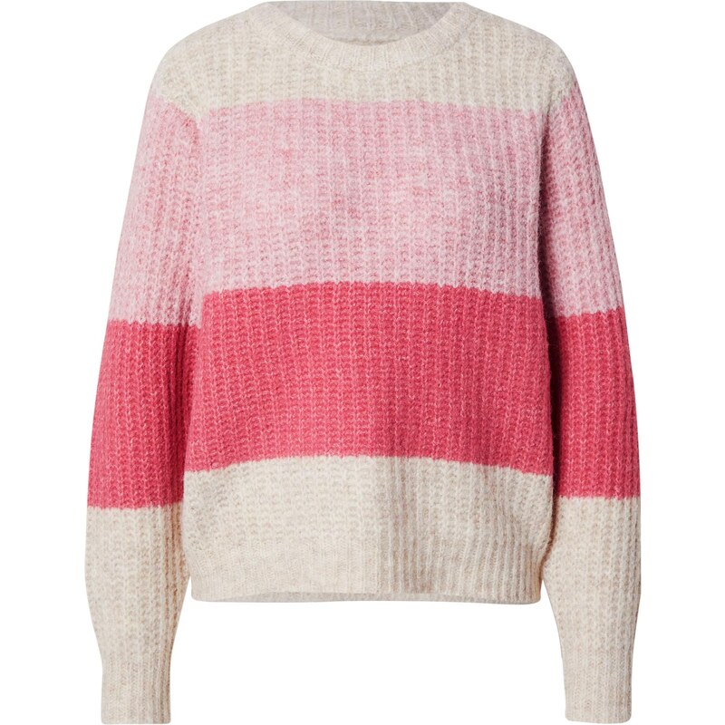 SAINT TROPEZ Sveter béžová / ružová / ružová 65665039