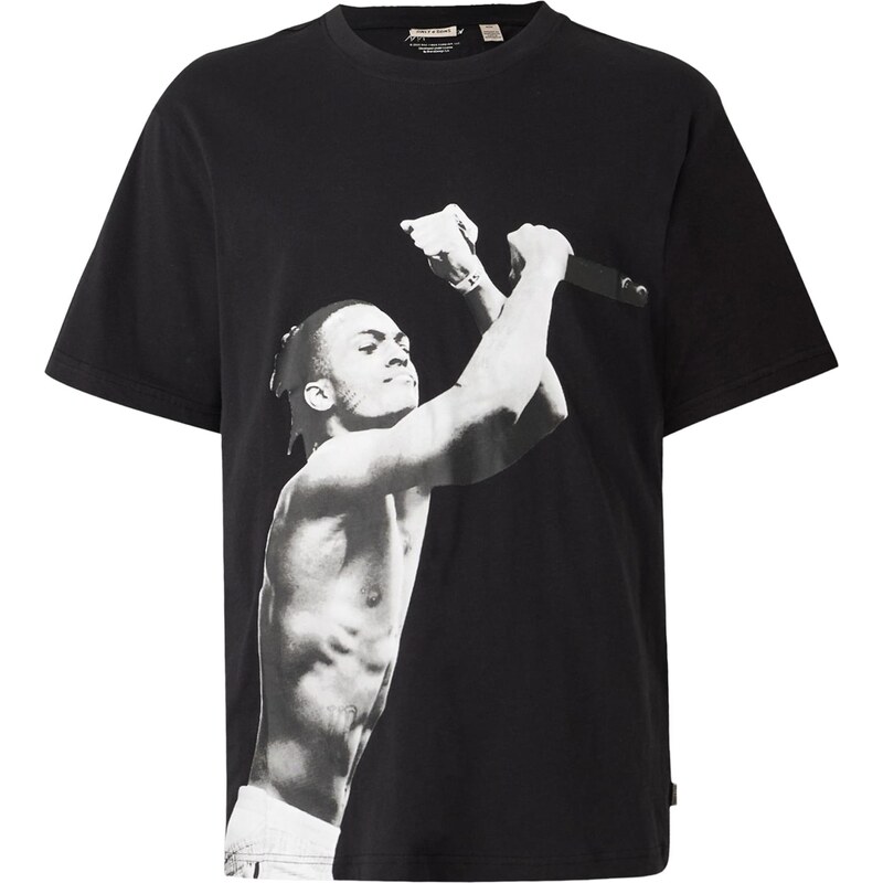 Only & Sons Tričko ONSTENTACION sivá / čierna / biela 65560058