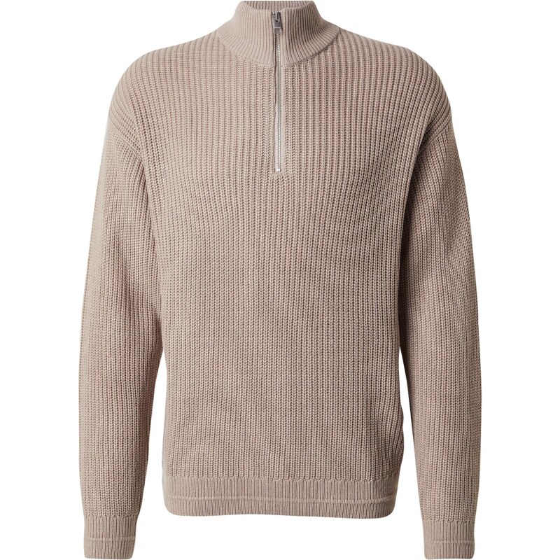 JACK & JONES Sveter JJKaito sivobéžová 65665072