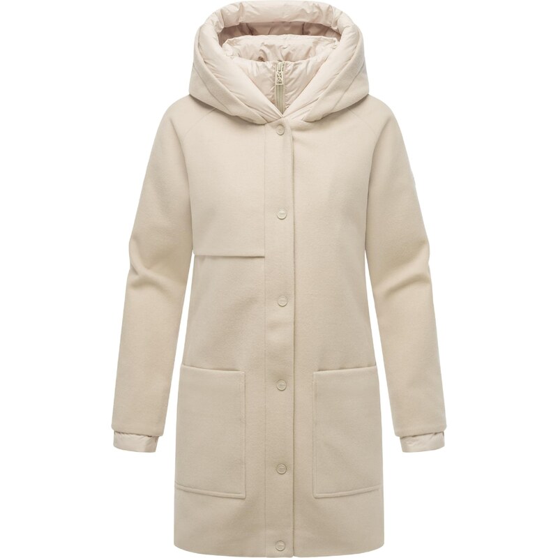 NAVAHOO Zimný kabát Flauschwunder 14 krémová 65694217
