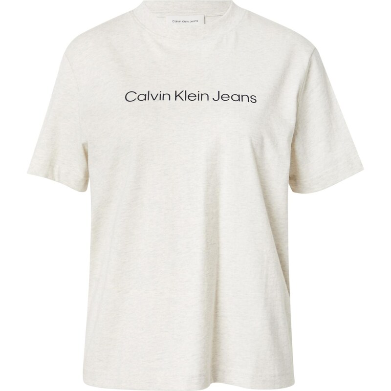 Calvin Klein Jeans Tričko CLASSIC sivobéžová / čierna 65461096