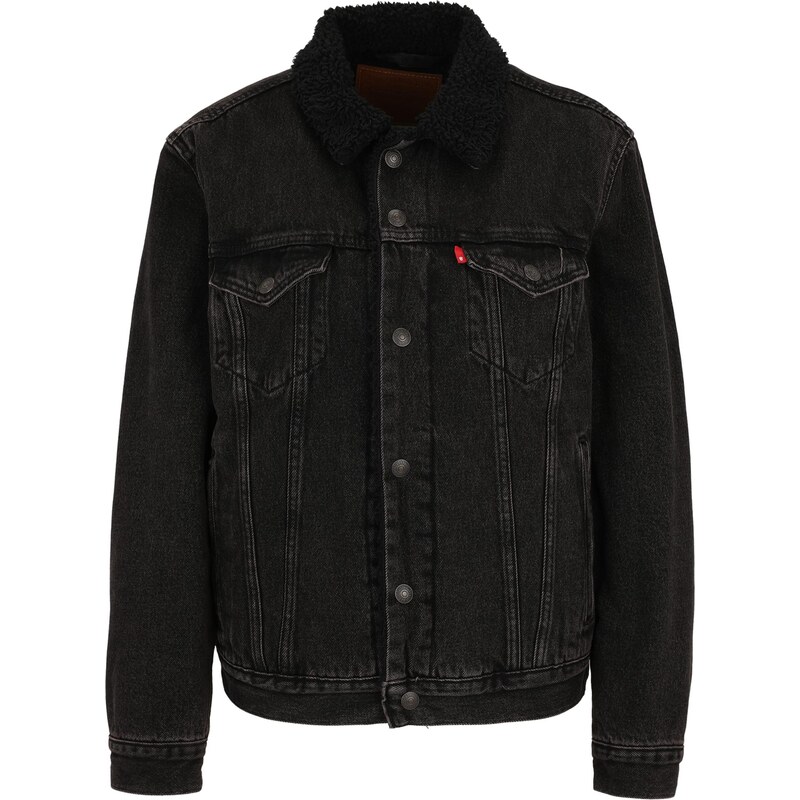 LEVIS Prechodná bunda čierny denim 65460979