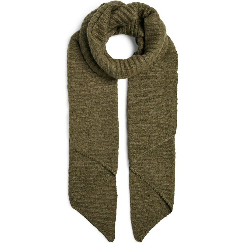 PIECES Šál PCPYRON olivová 65890708