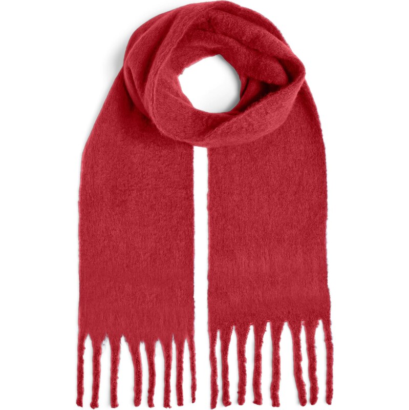 PIECES Šál BEA brusnicová 65890734