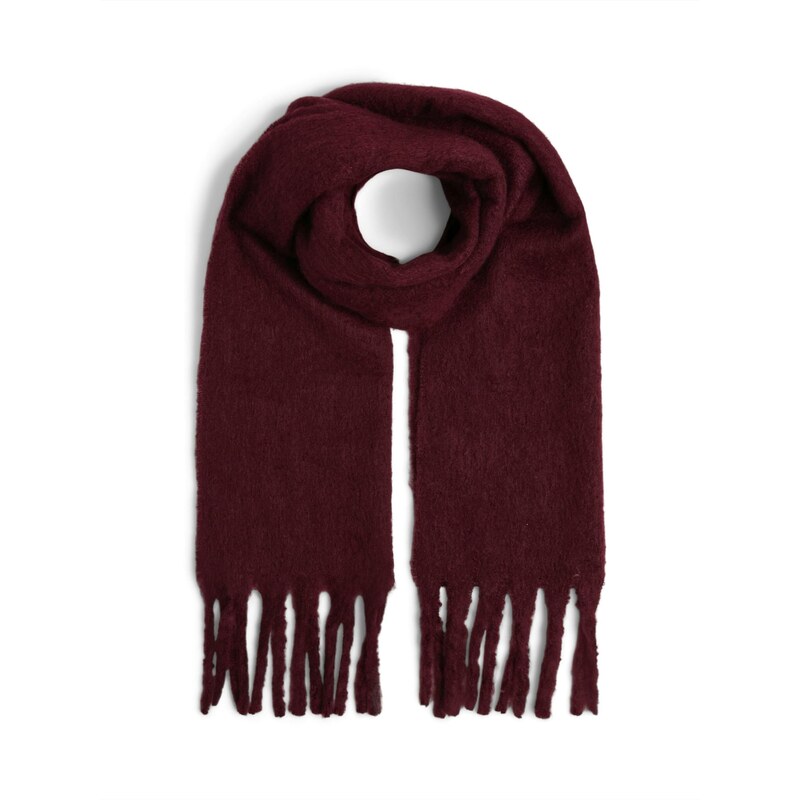 PIECES Šál vínovo červená 65922350