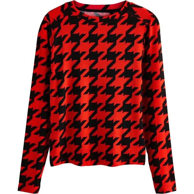 Next Tričko červená / čierna 65662012