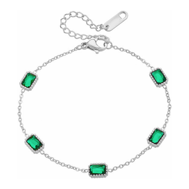 Dámsky strieborný náramok AMBROZ 65463446