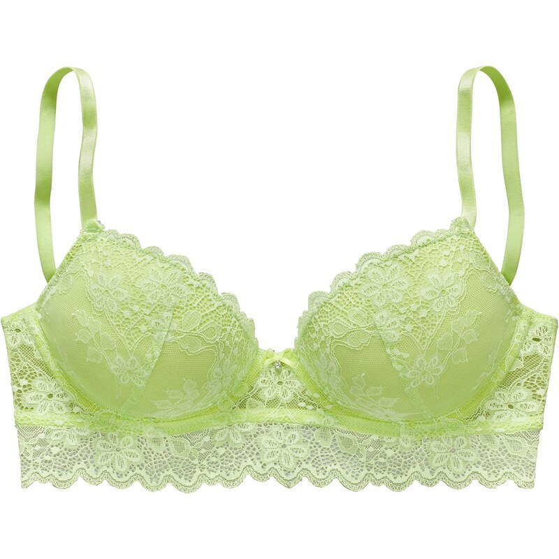 VIVANCE Podprsenka svetlozelená / šedobiela 65644066