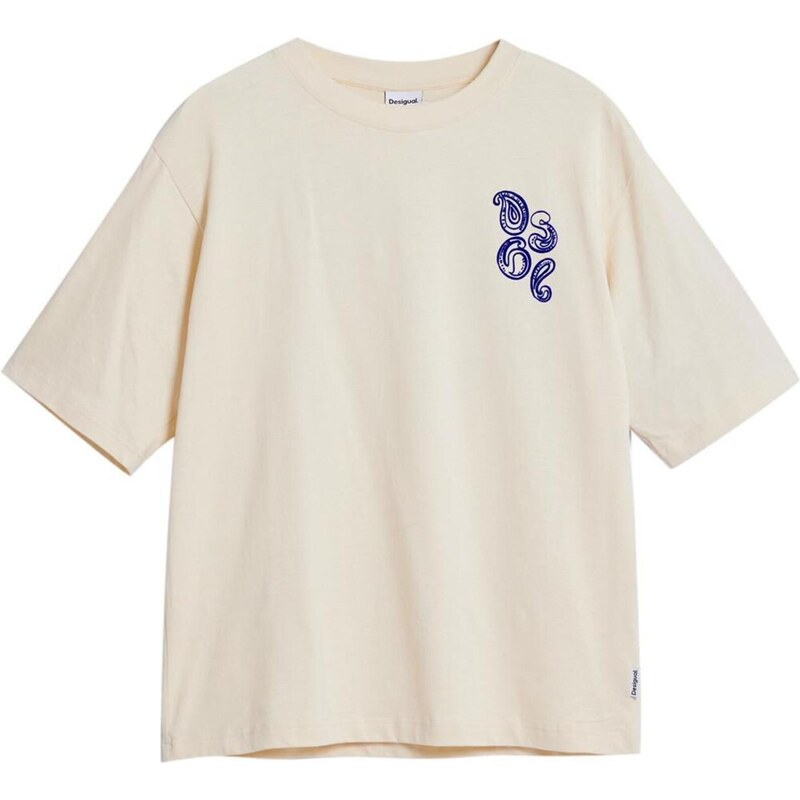 Desigual Tričko indigo / biela 65662010