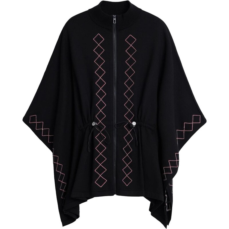 Desigual Nadrozmerný uterák červená / čierna / biela 65663190