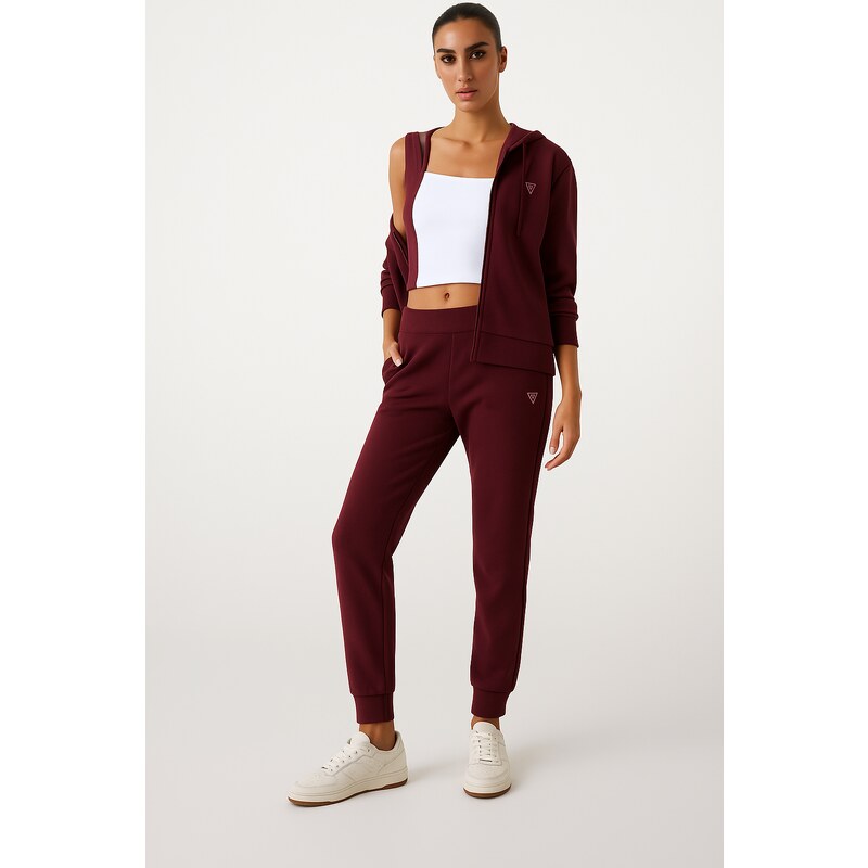 Guess olympe long pants BORDO 65464911